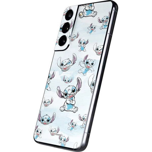 Disney Lilo and Stitch Pattern Galaxy S22 Plus Skin